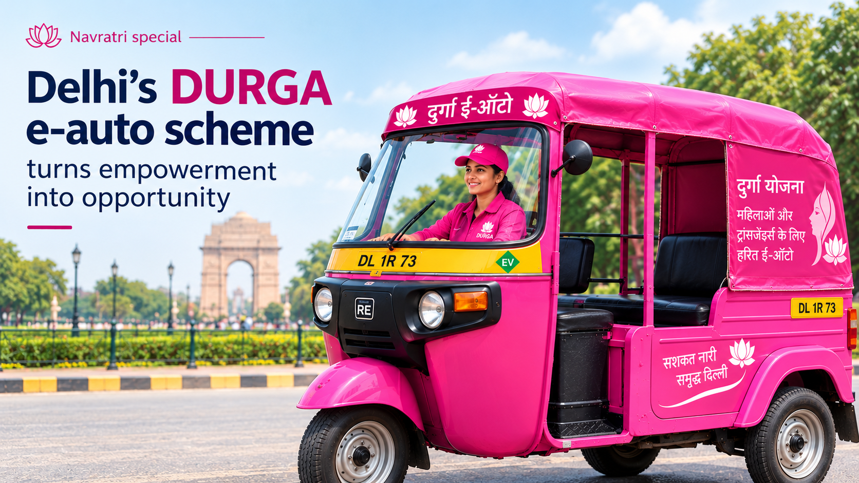 Navratri special: Delhi’s DURGA e-auto scheme links women’s empowerment with livelihoods